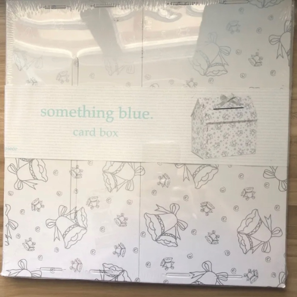 Wedding Card Box - "Something Blue"
